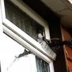 Pole System Window Cleaning Close Up